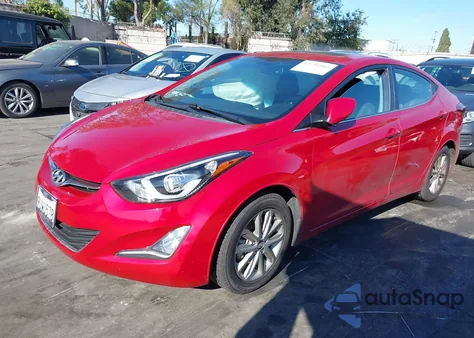 2015 Hyundai Elantra Se z USA, uszkodzony, nr VIN KMHDH4AE7FU446705